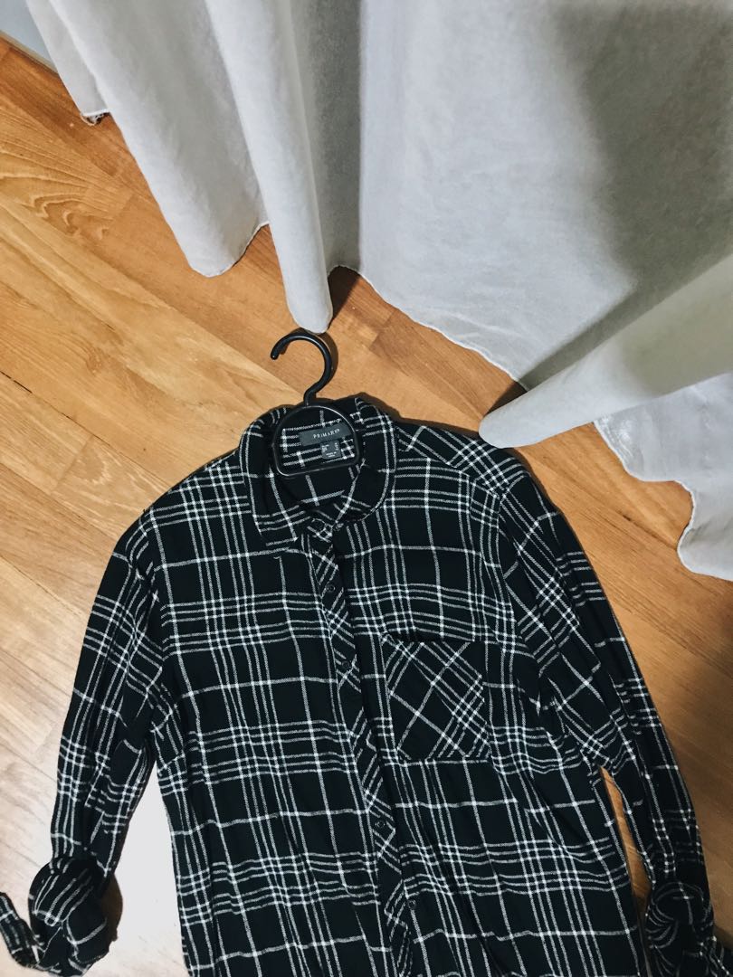 Primark Checkered Flannel Shirt, Women 