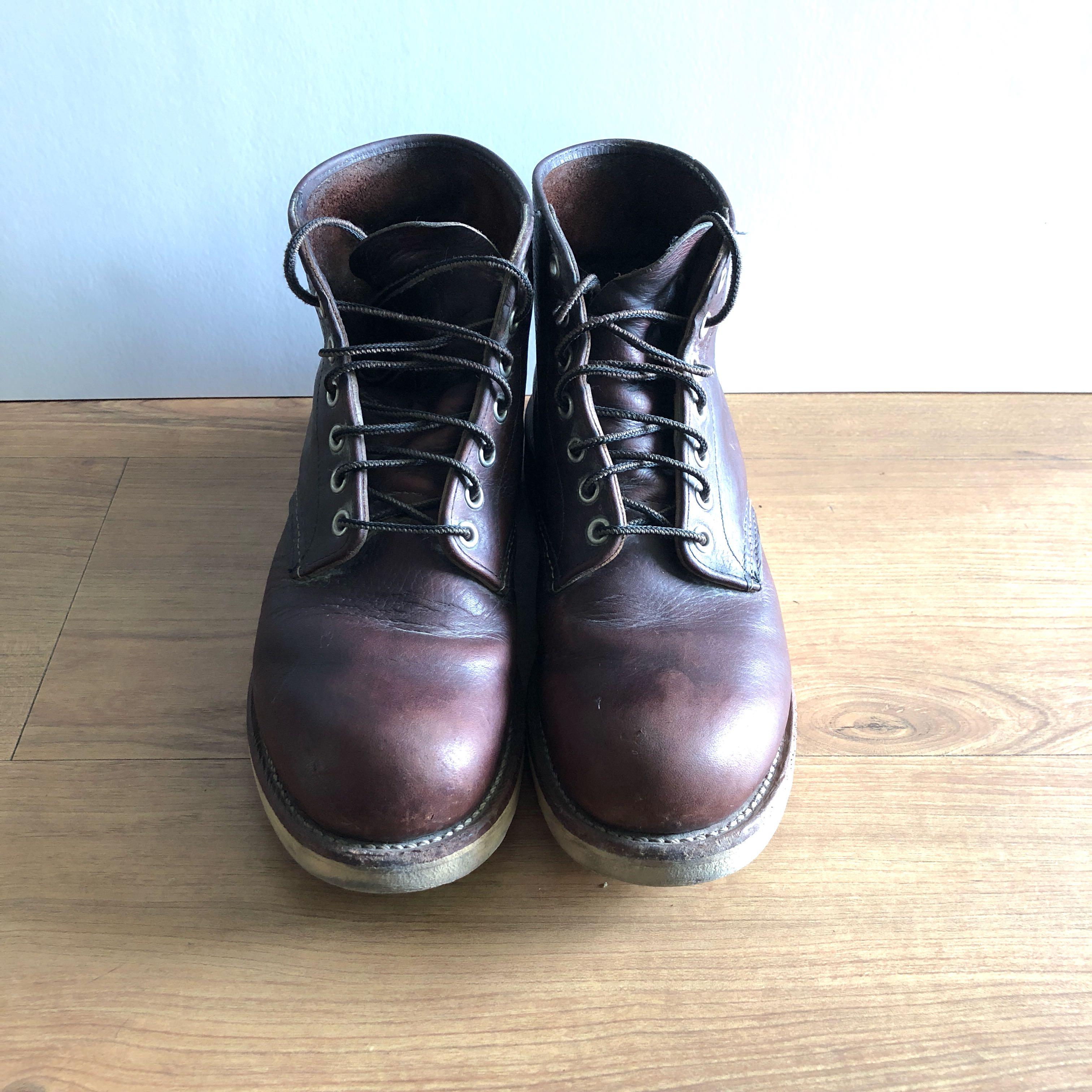Red Wing 8196 Brown Round Toe Boots
