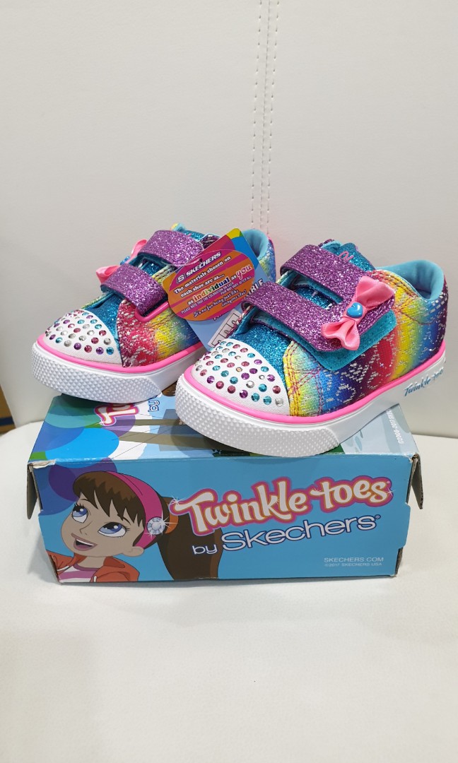 skechers twinkle toes toddler size 8
