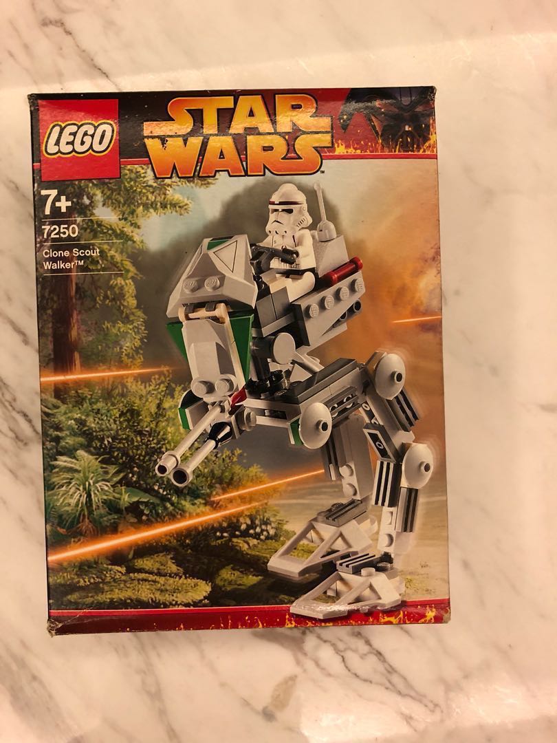 Star Wars Clone Scout Walker Lego 7250 Mainan Game Blocks