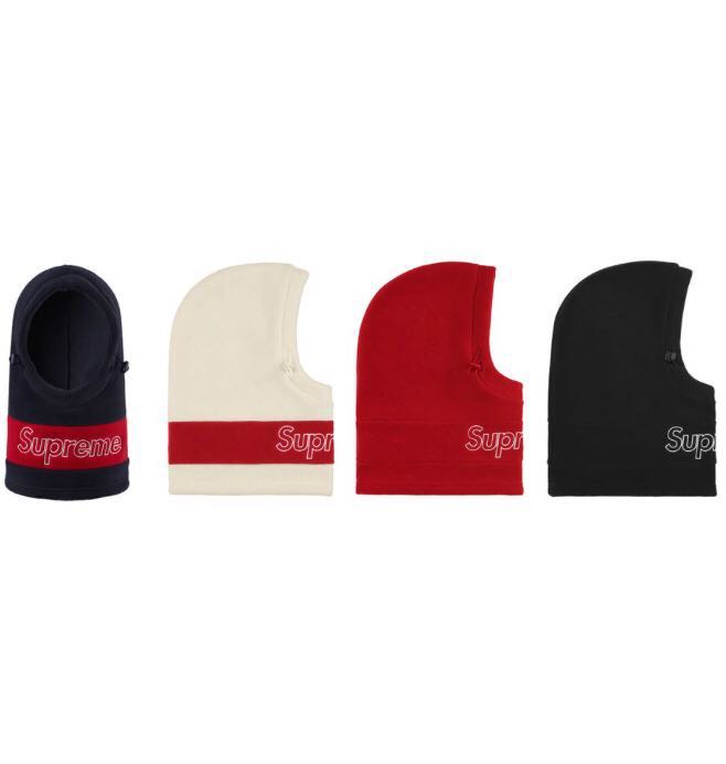 supreme polartec balaclava black