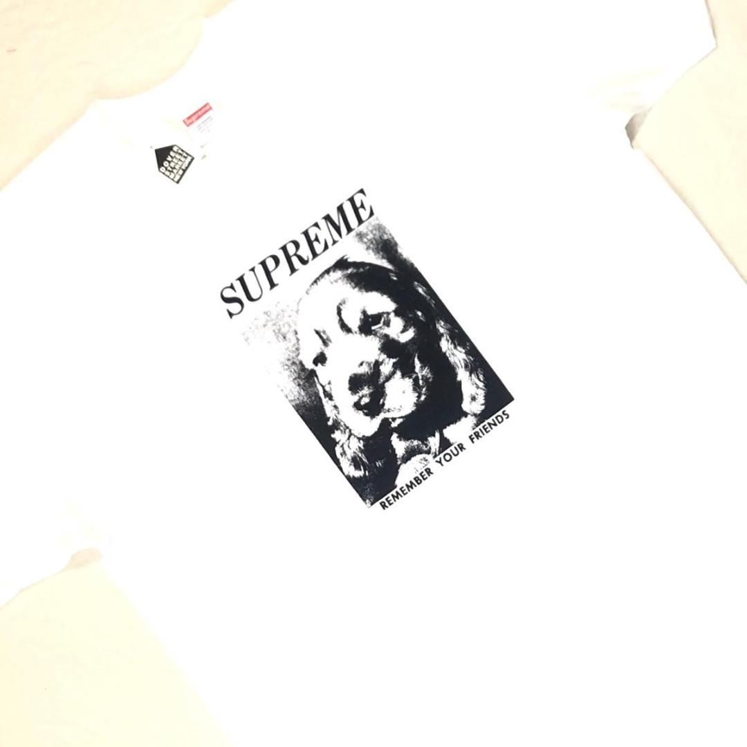 supreme remember tee white