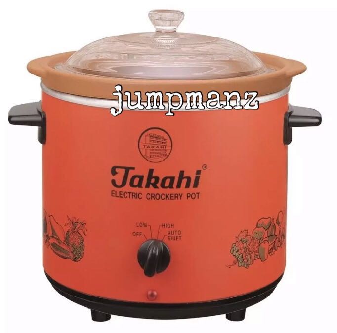 Takahi 2404 Slow Cooker Red (FREE DELIVERY, Brand New), TV