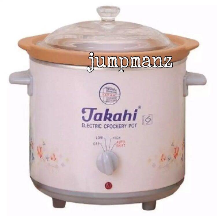 Takahi 2404 Slow Cooker 3.5L Red FREE DELIVERY Brand New