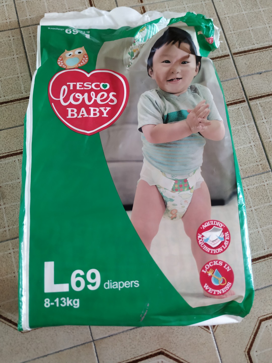 Tesco Diaper L size 813 kgs, Babies & Kids, Bathing & Changing