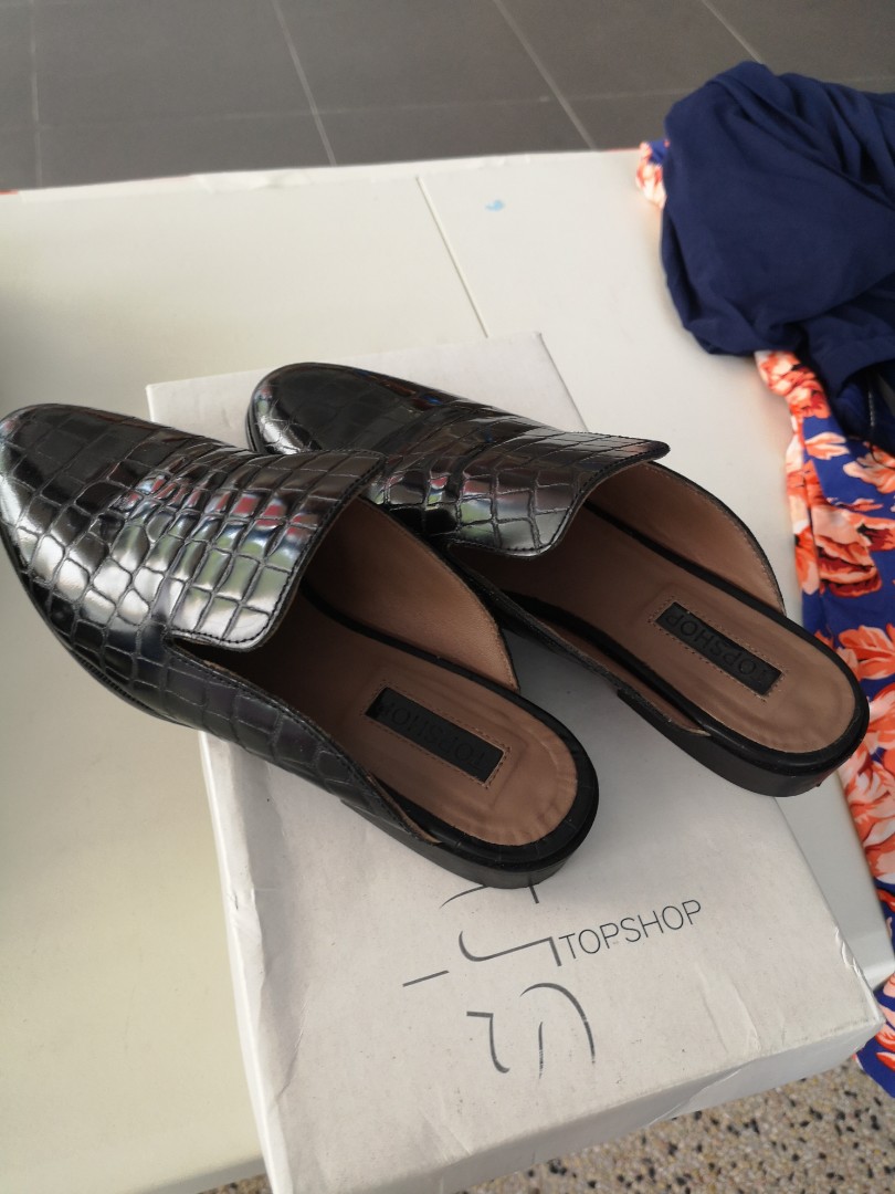 Topshop backless loafers cheap