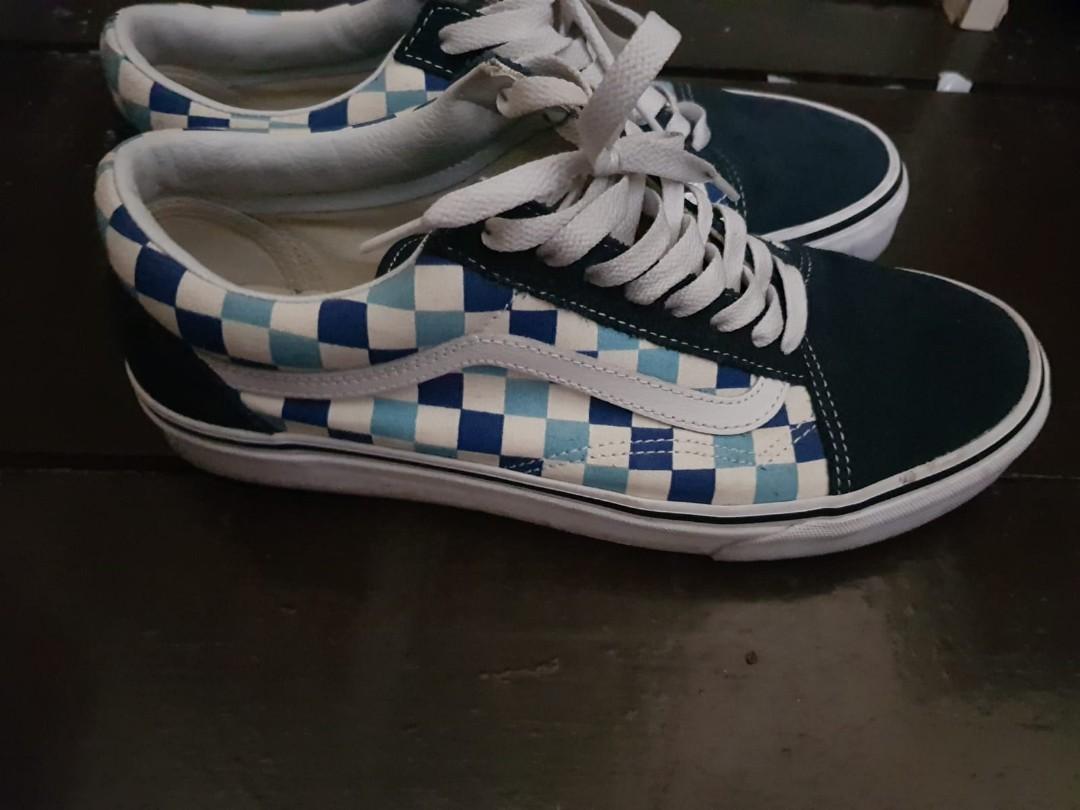 Blue topaz vans old skool sales