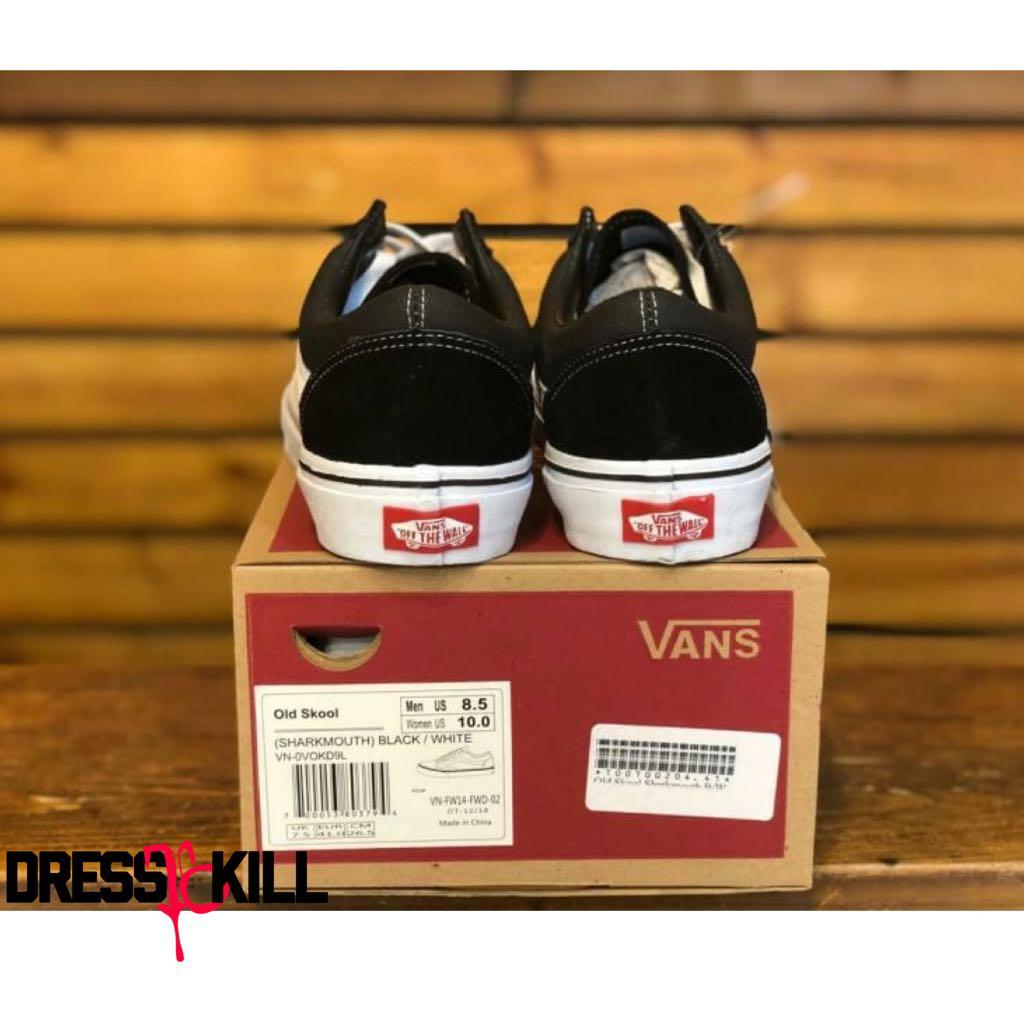Vans old skool shark mouth hot sale
