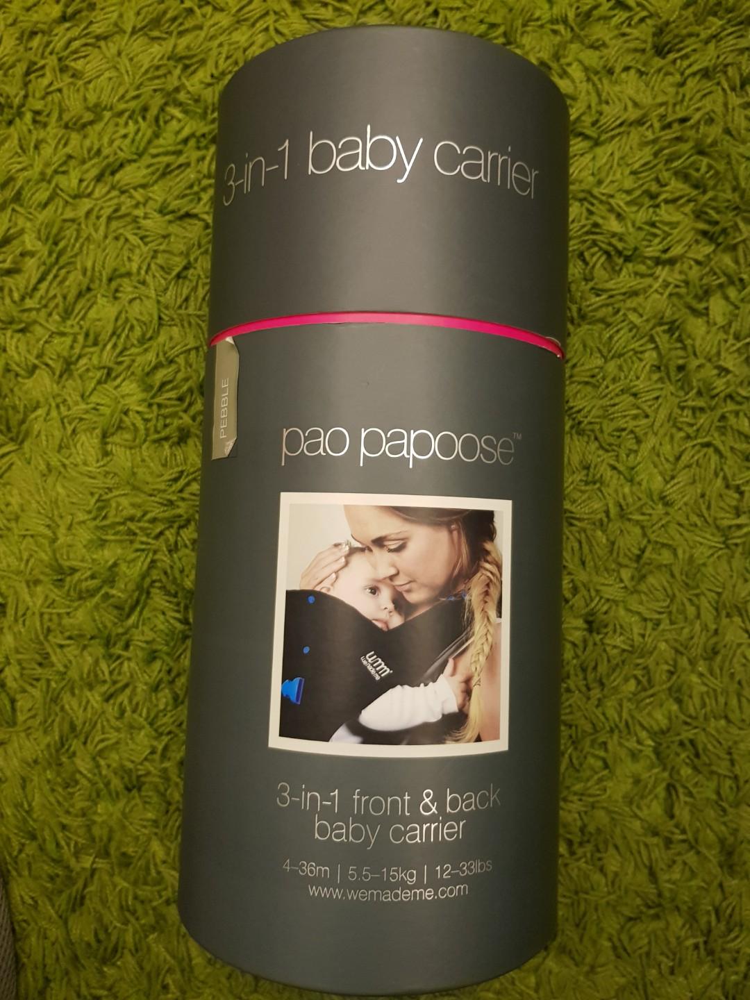 pao papoose baby carrier