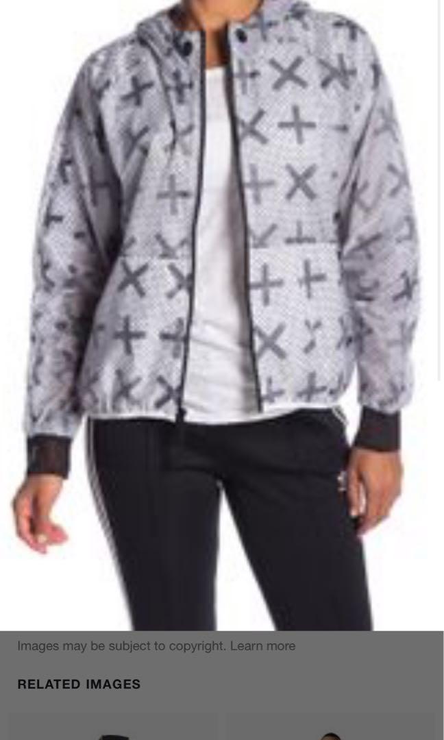 adidas white windbreaker jacket