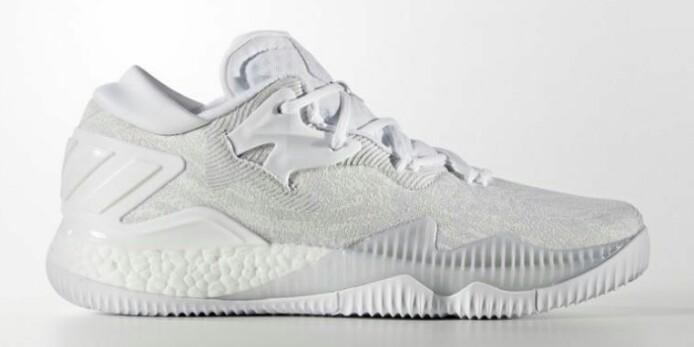 WTT WTS Adidas Crazylight boost 2016 low triple white Men s Fashion Footwear Sneakers on Carousell