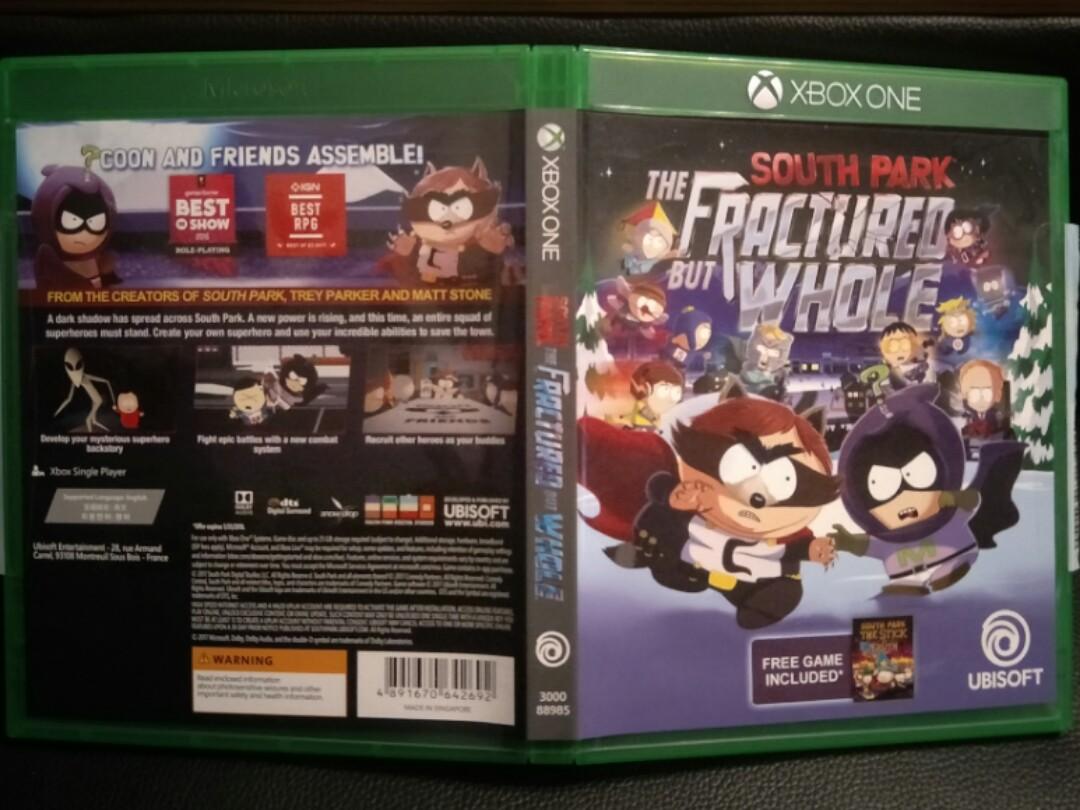 Xbox One South Park - The Fractured But Whole, Video Gaming, Video Games,  Xbox on Carousell