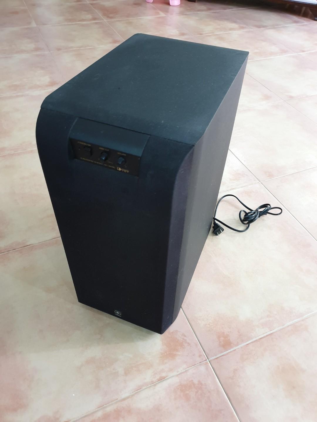 Yamaha YstSw90 subwoofer, Audio, Soundbars, Speakers & Amplifiers on