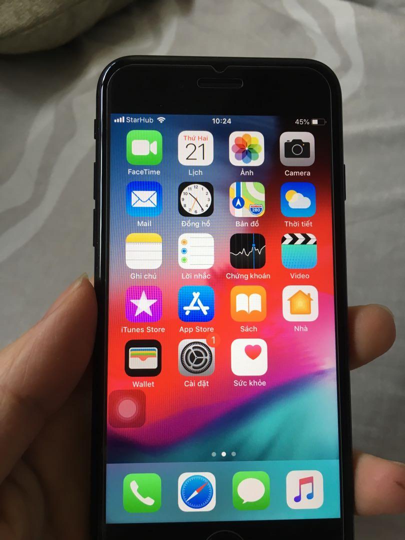Abcd (Category: iPhone 7 Series) located in Singapore. Submitted by doanvan (Listing ID 210925878, Image 3). Description: Sell my phone very good condition full box with accsecsory adapter cable and earphone,still have temper glass .