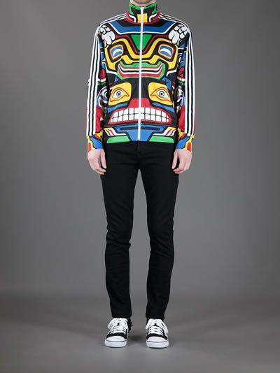 Oponerse a En Vivo Prehistórico Adidas Originals X Jeremy Scott ObyO Eagle Totem Jacket, Men's Fashion,  Tops & Sets, Tshirts & Polo Shirts on Carousell