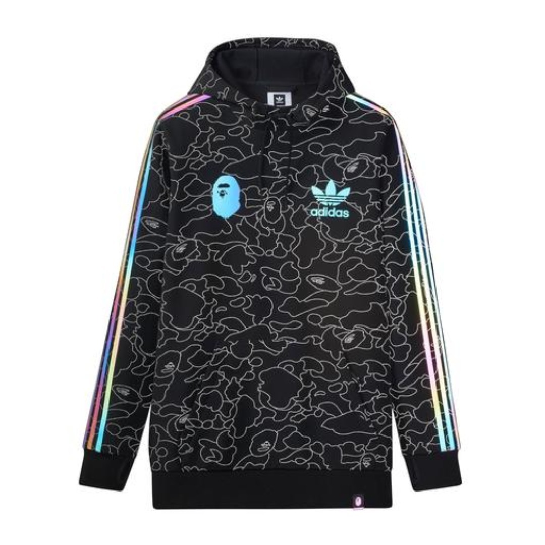 tech hoodie adidas bape