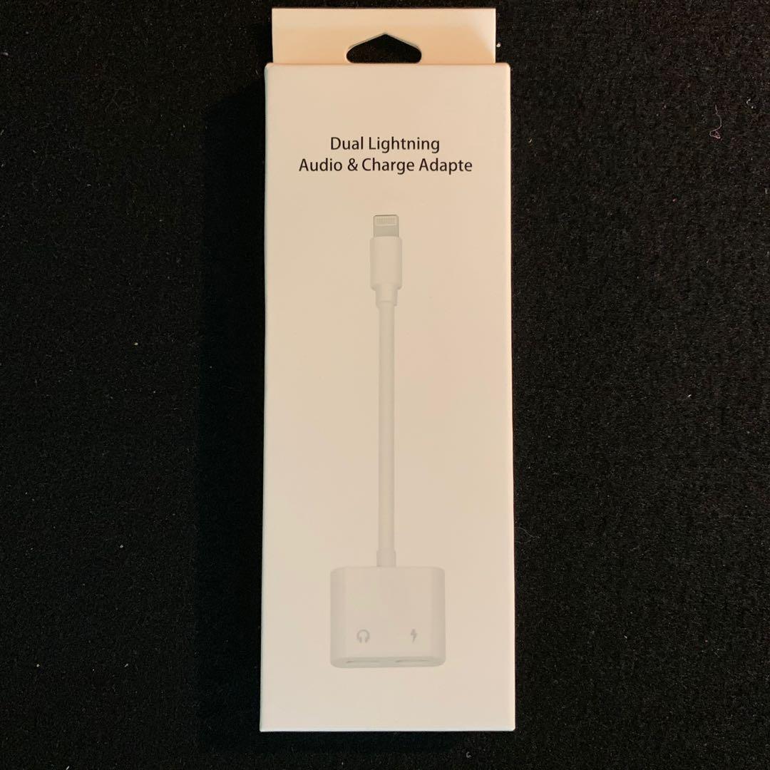 Apple Dual Lightning Audio and Charge Adapter Mobile Phones