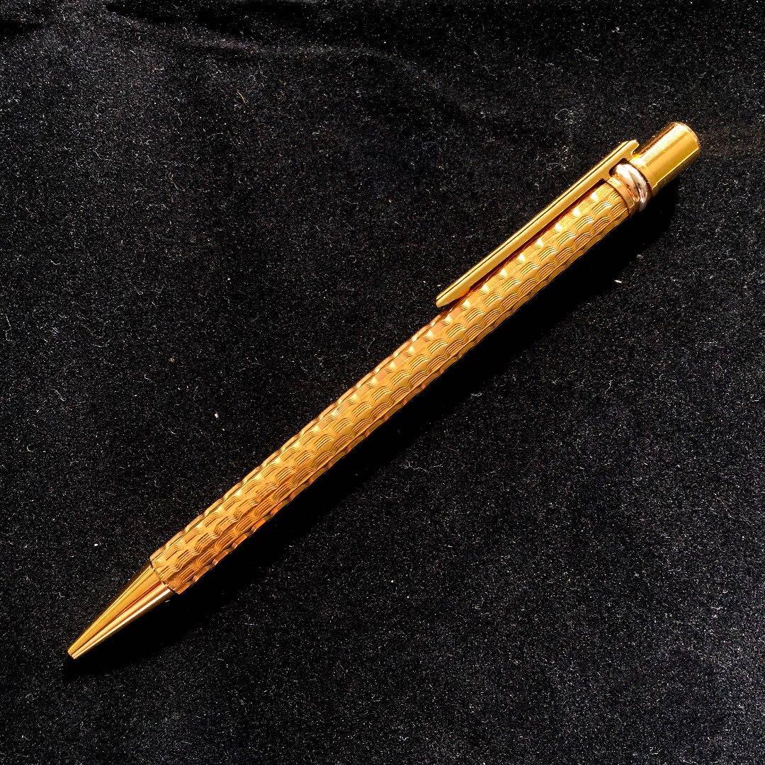 must de cartier gold ballpoint pen
