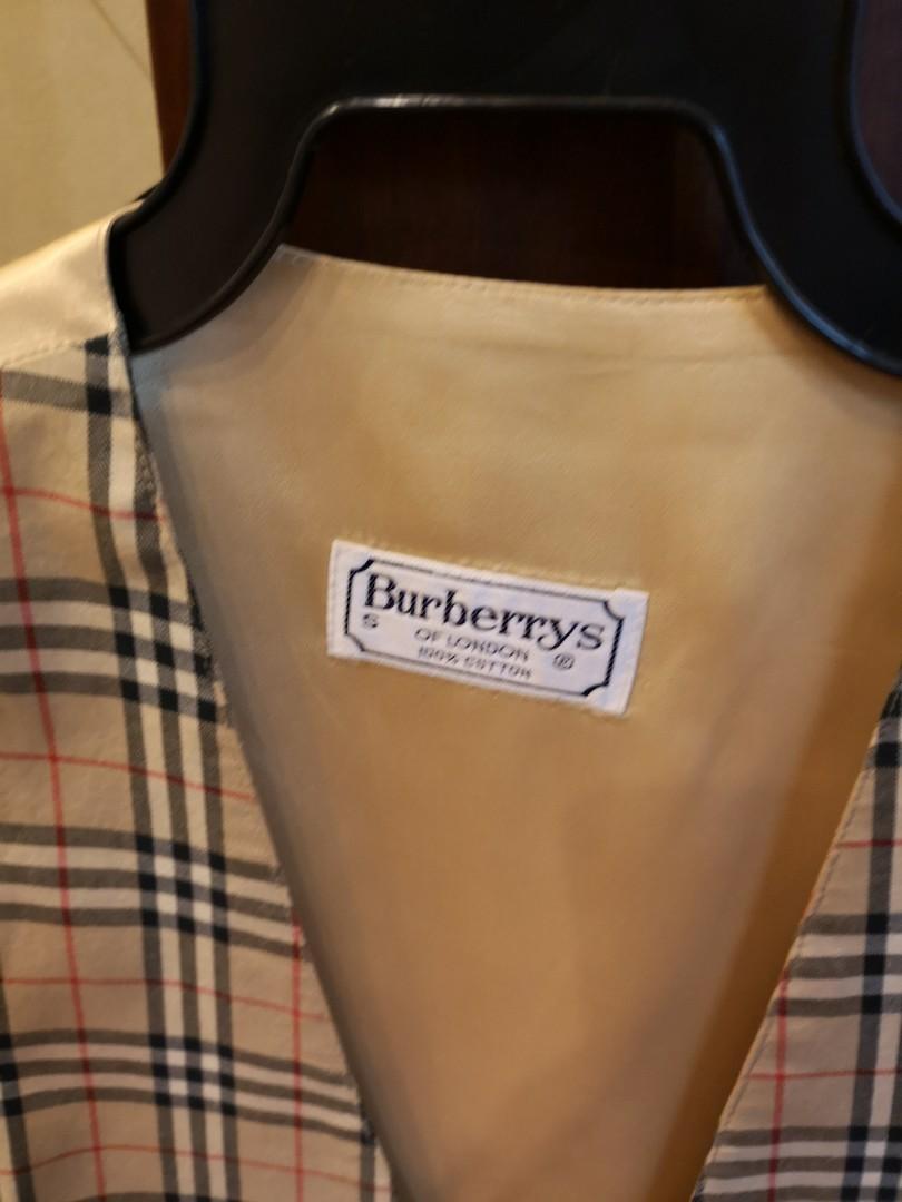 burberry vest womens gold