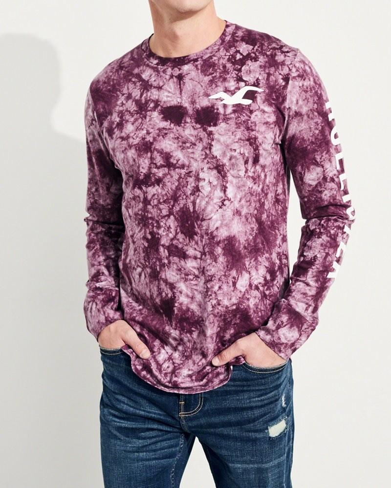 Hollister tie shop dye long sleeve