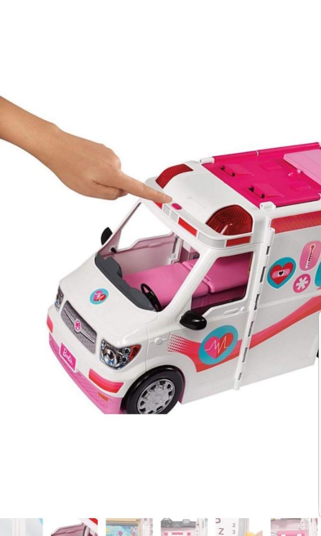 barbie hospital truck