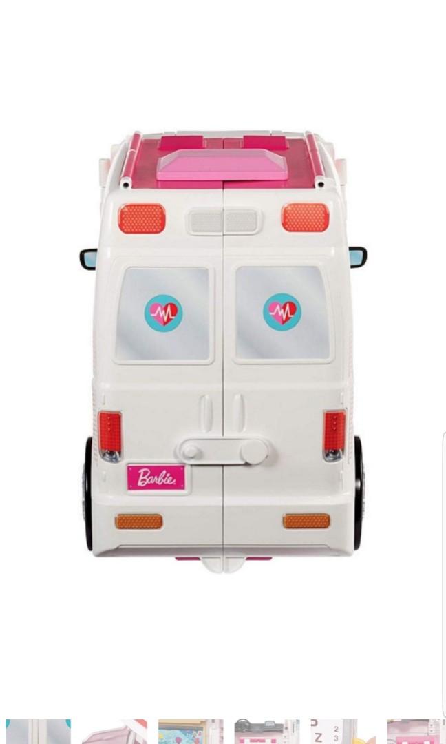barbie hospital car