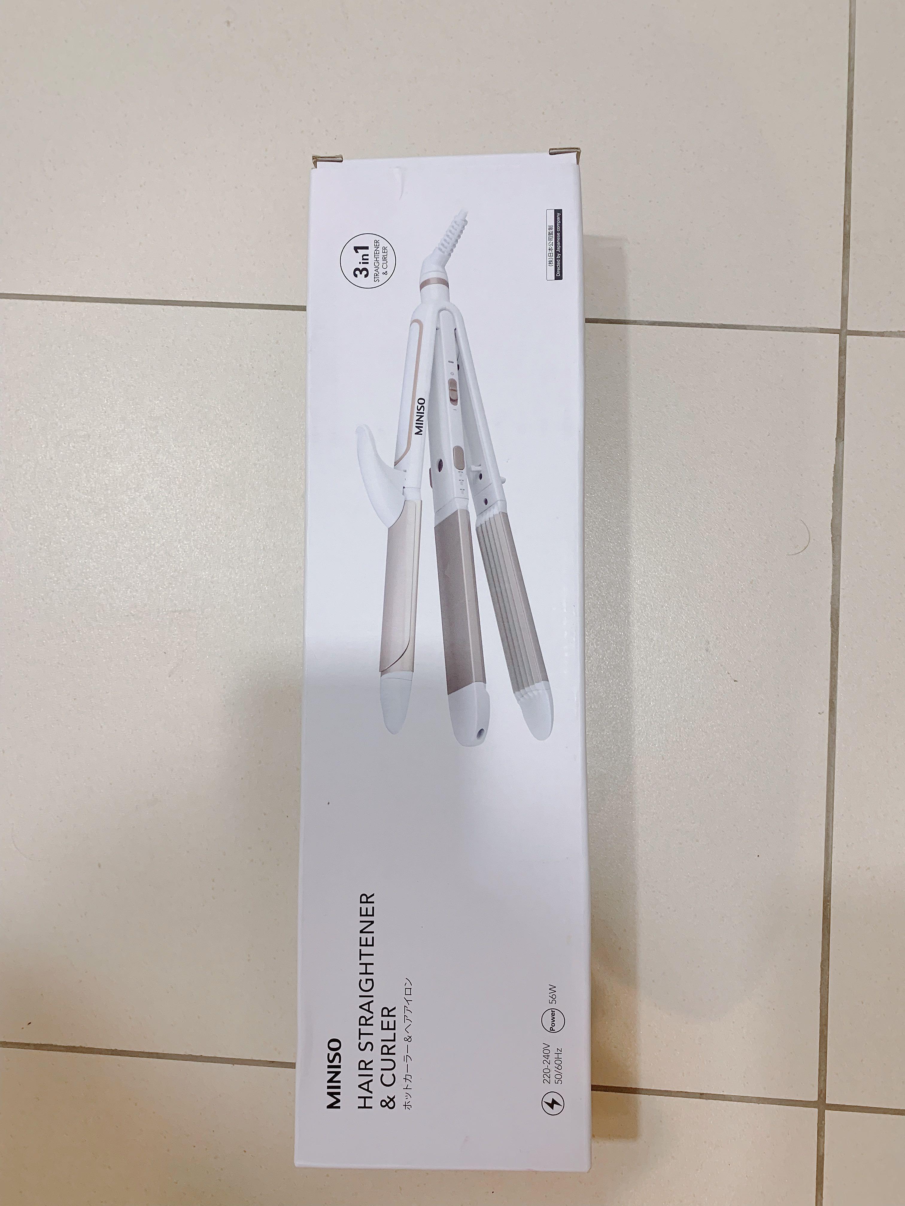 miniso 3 in 1 hair straightener review