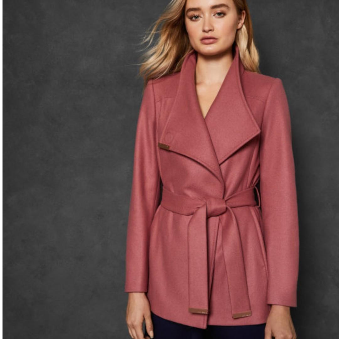 ted baker rytaa coat grey
