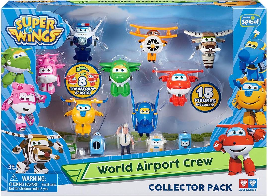 Super wings world deals airport crew pack