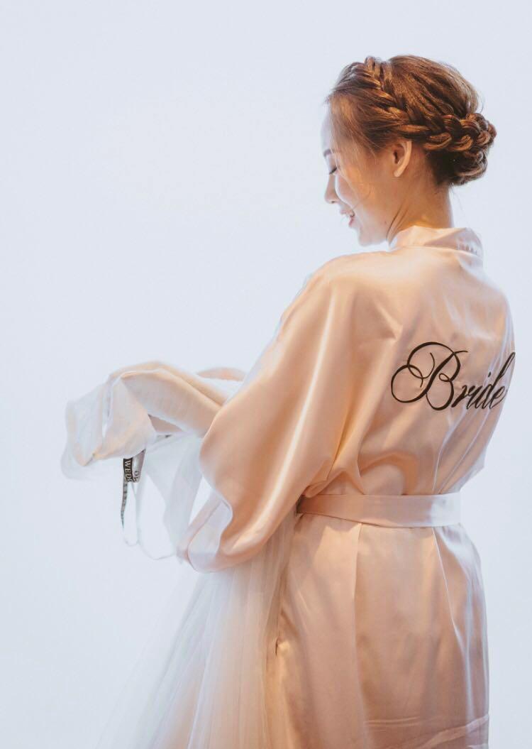 bride sleeping gown