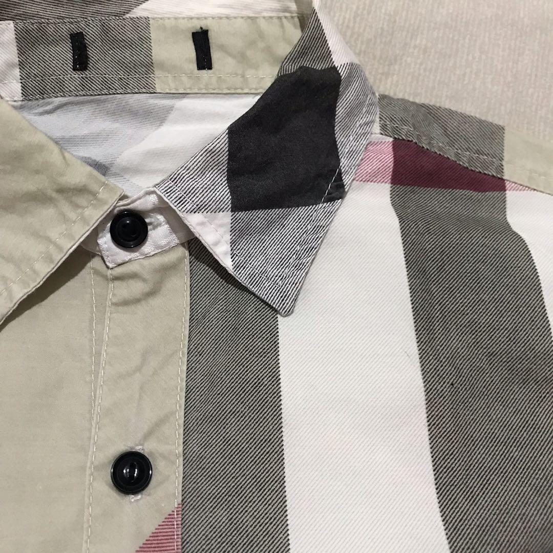 Burberry Replica TriFold Polo Button Down Men s Fashion Tops Sets Tshirts Polo Shirts on Carousell