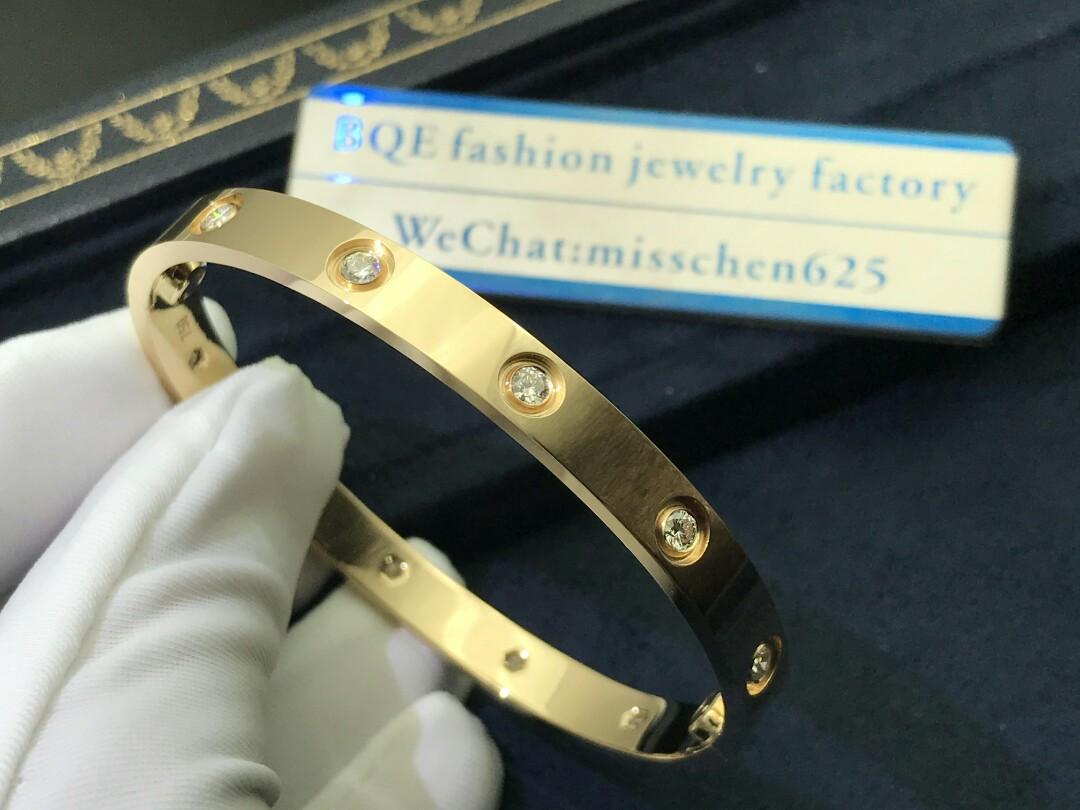 cartier love bracelet with 10 diamonds