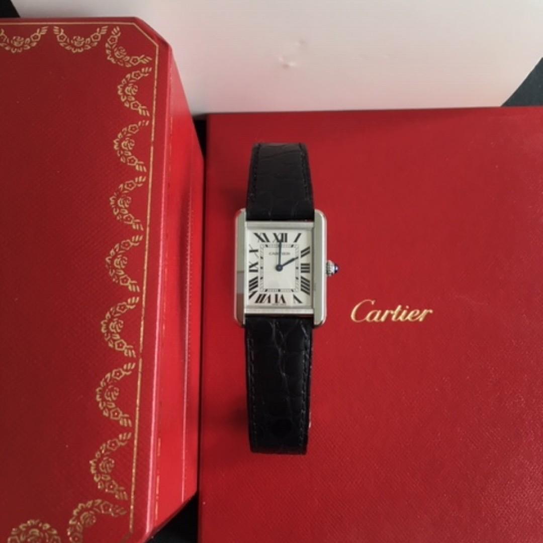 cartier small solo tank