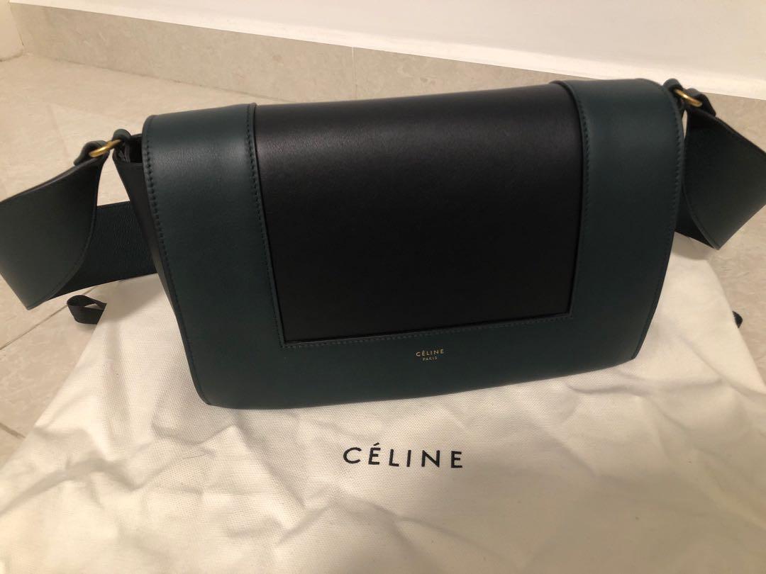 celine dark green bag