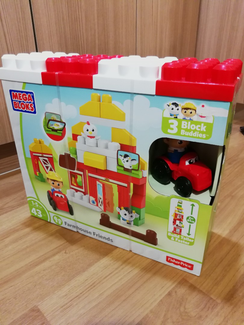 CNY888 Brand New Mega Bloks Farmhouse Friends Building Set