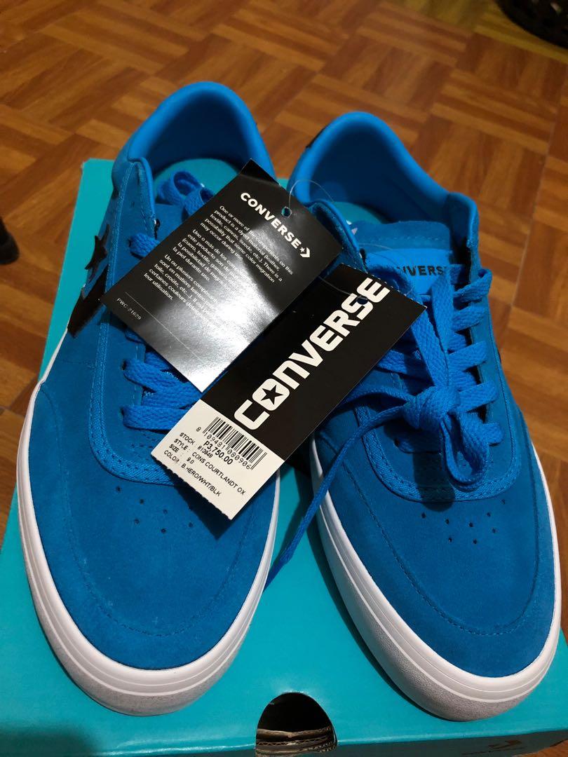 Converse courtlandt ox blue top