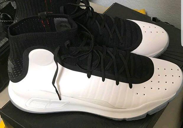 curry 4 white and black