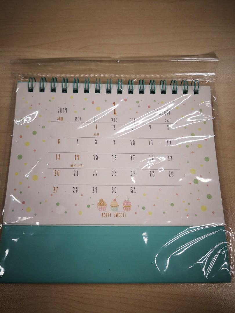 Daiso calendar, Hobbies & Toys, Stationery & Craft, Art & Prints on