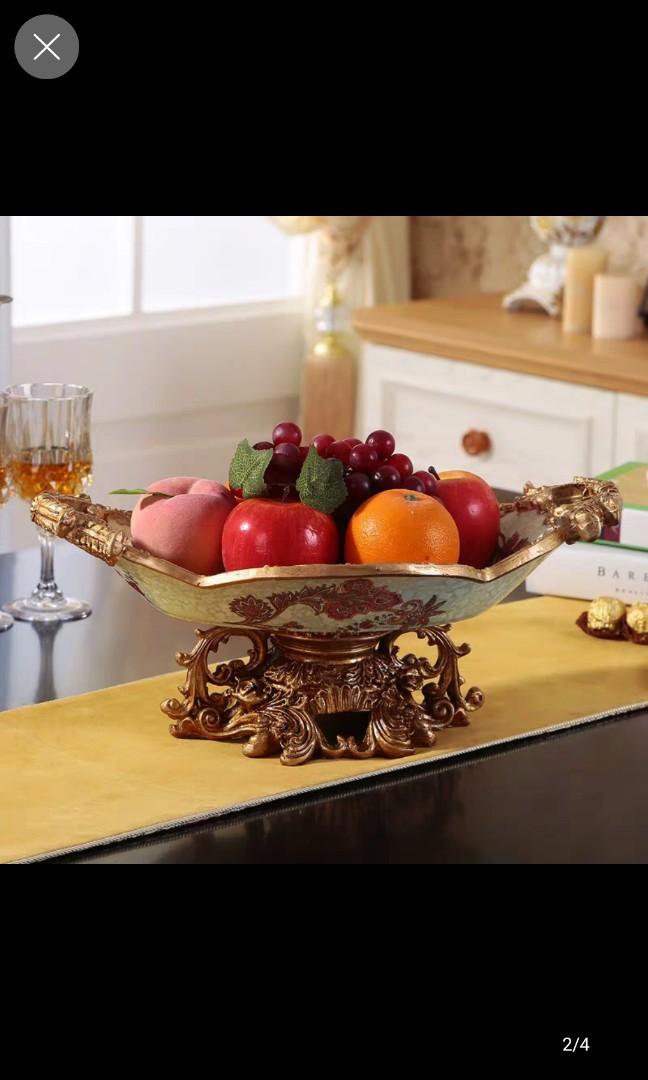 Everything else (Category: Everything Else) located in Singapore. Submitted by candyna (Listing ID 210955561, Image 2). Description: Brand new floral yaobao tray decor. Good for putting food, fruits or decor for the festive period. Brand new and unused. L 40cm H 24cm W 18cm Thank you for viewing.