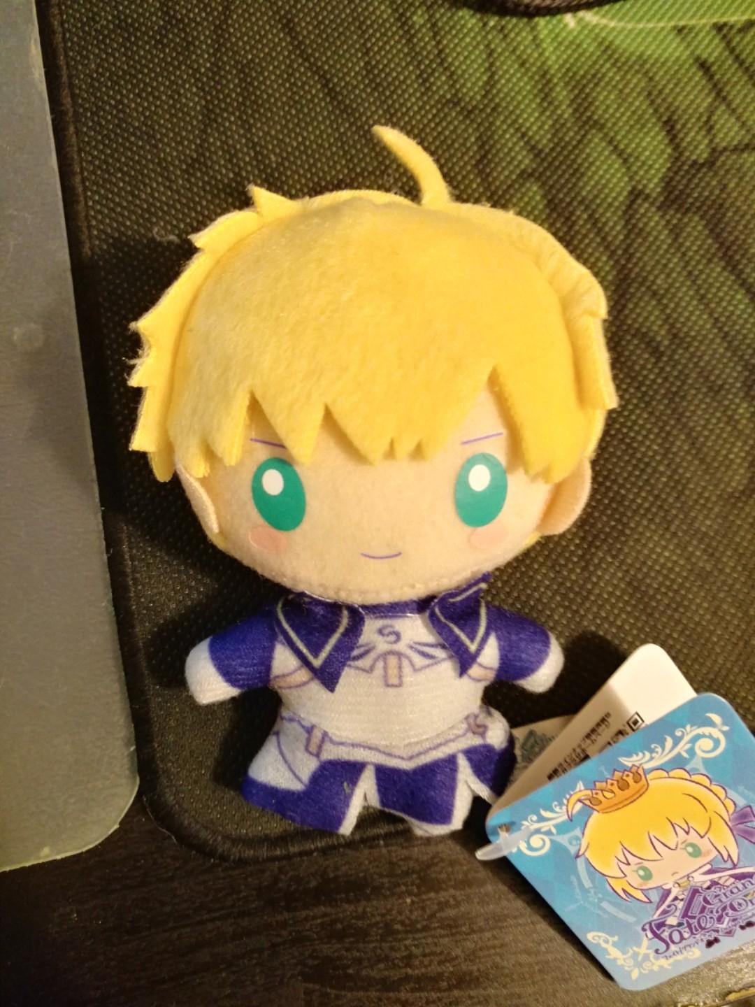 Fgo Arthur Pendragon Plush Mascot Keychain Toys Games Stuffed Toys On Carousell