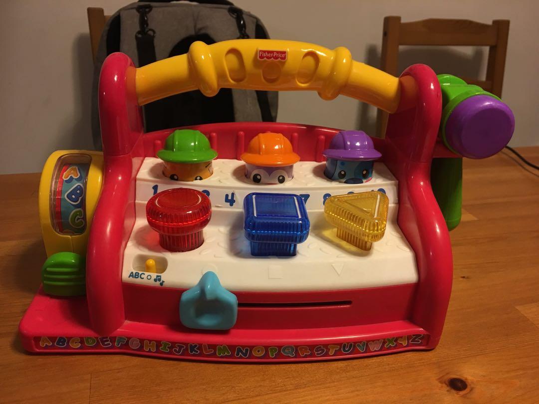 fisher price hammer bench
