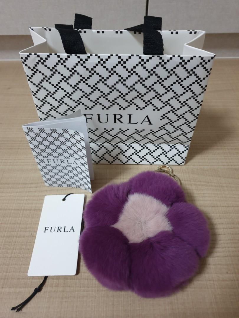 Furla bubble pom pom keyring hotsell