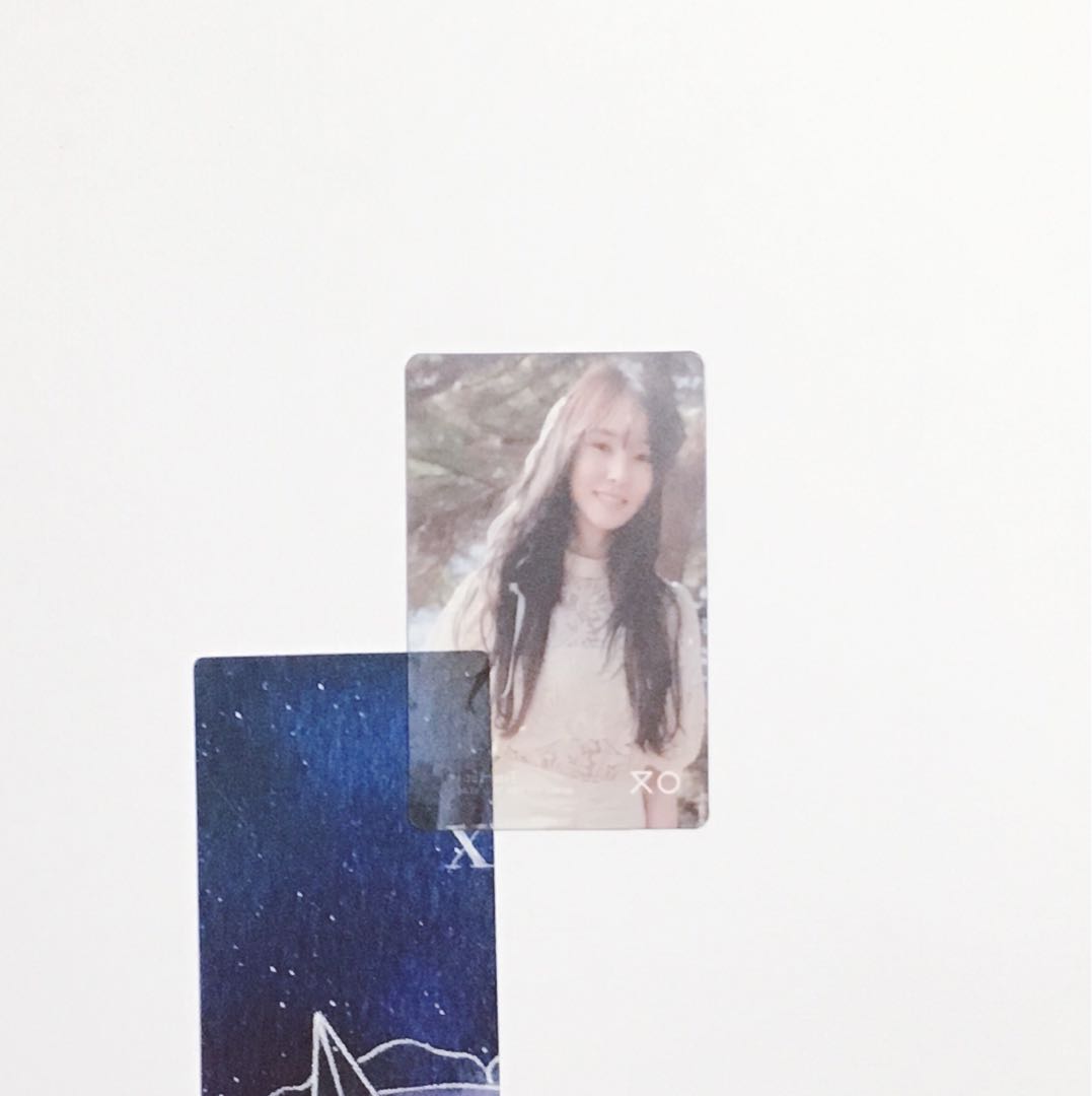 Gfriend Time For Us Yuju Transparent Photo Card Entertainment