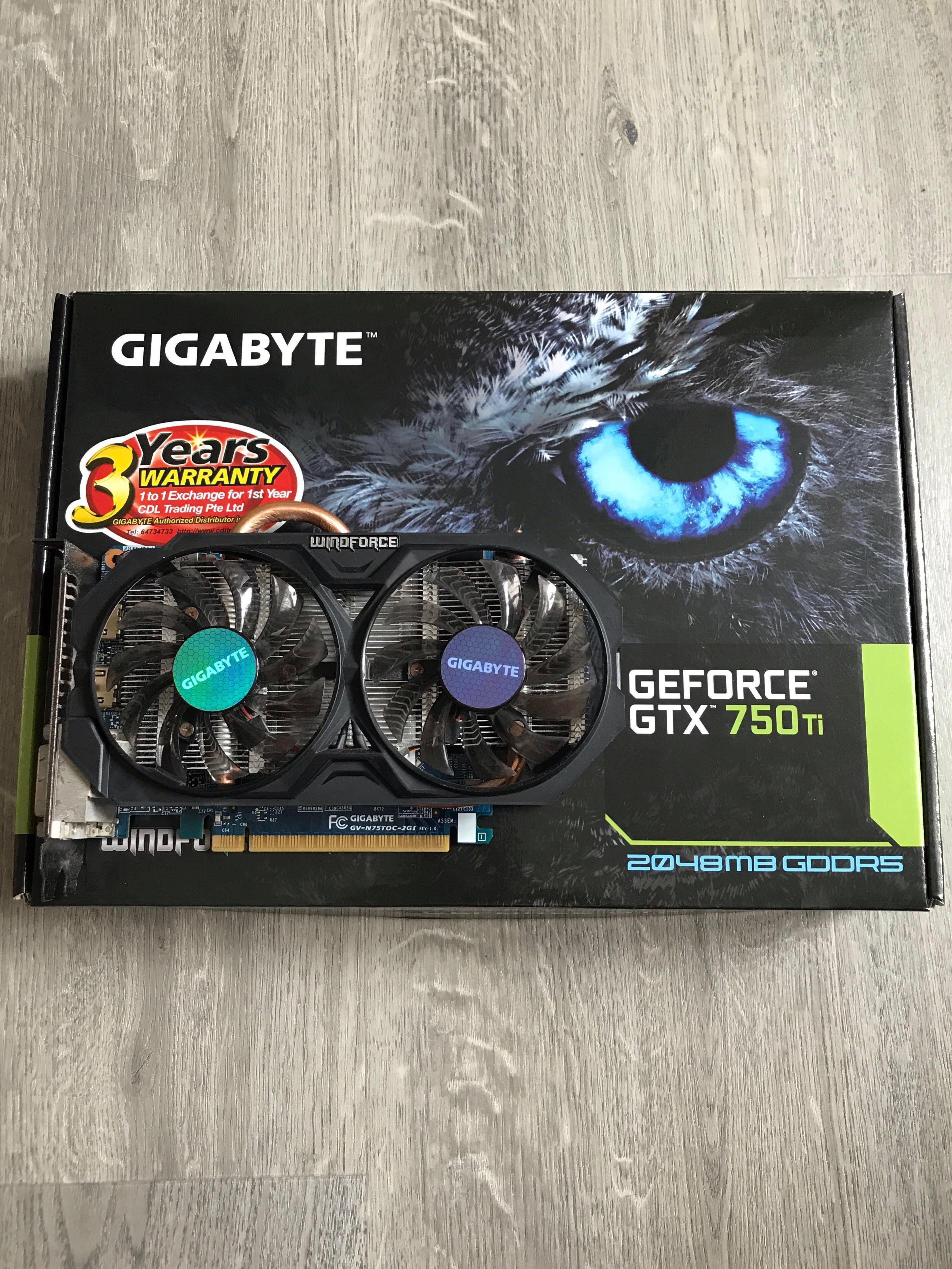 GIGABYTE GEFORCE GTX 750TI