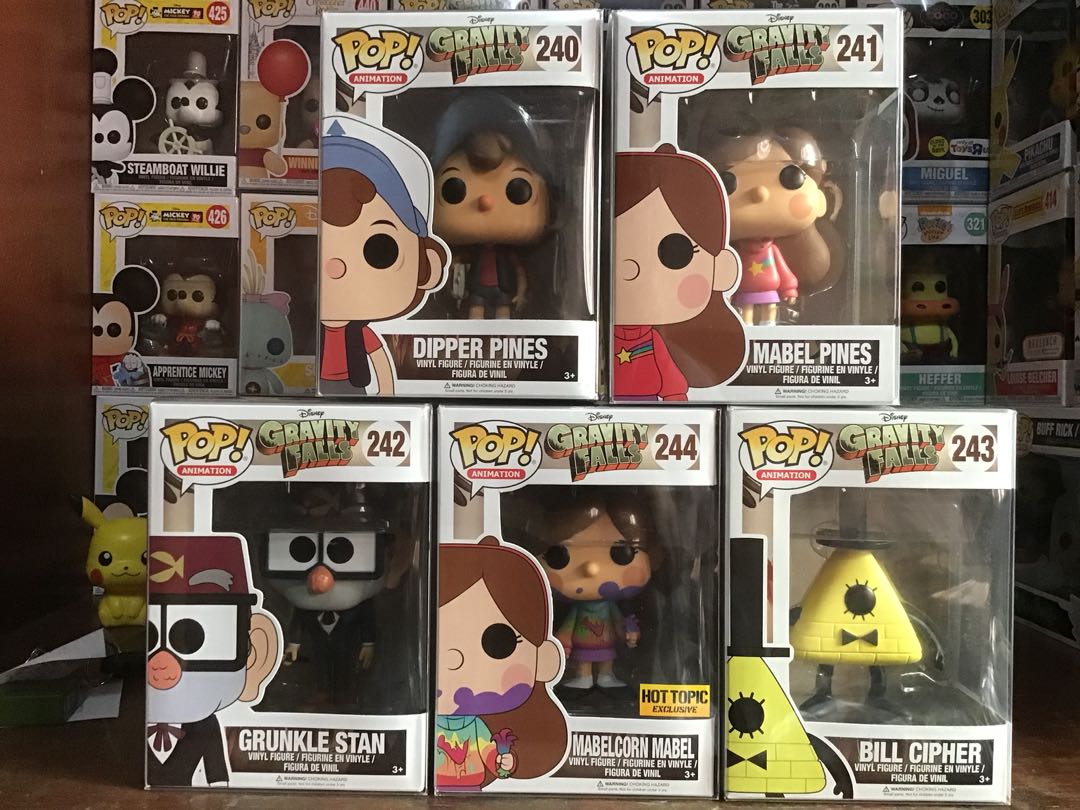 gravity falls funko pop set