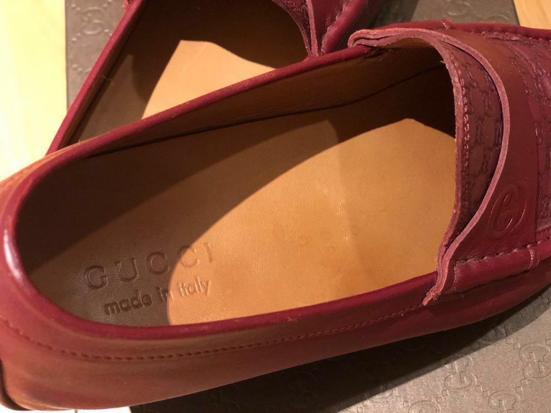 Red gucci dress clearance shoes