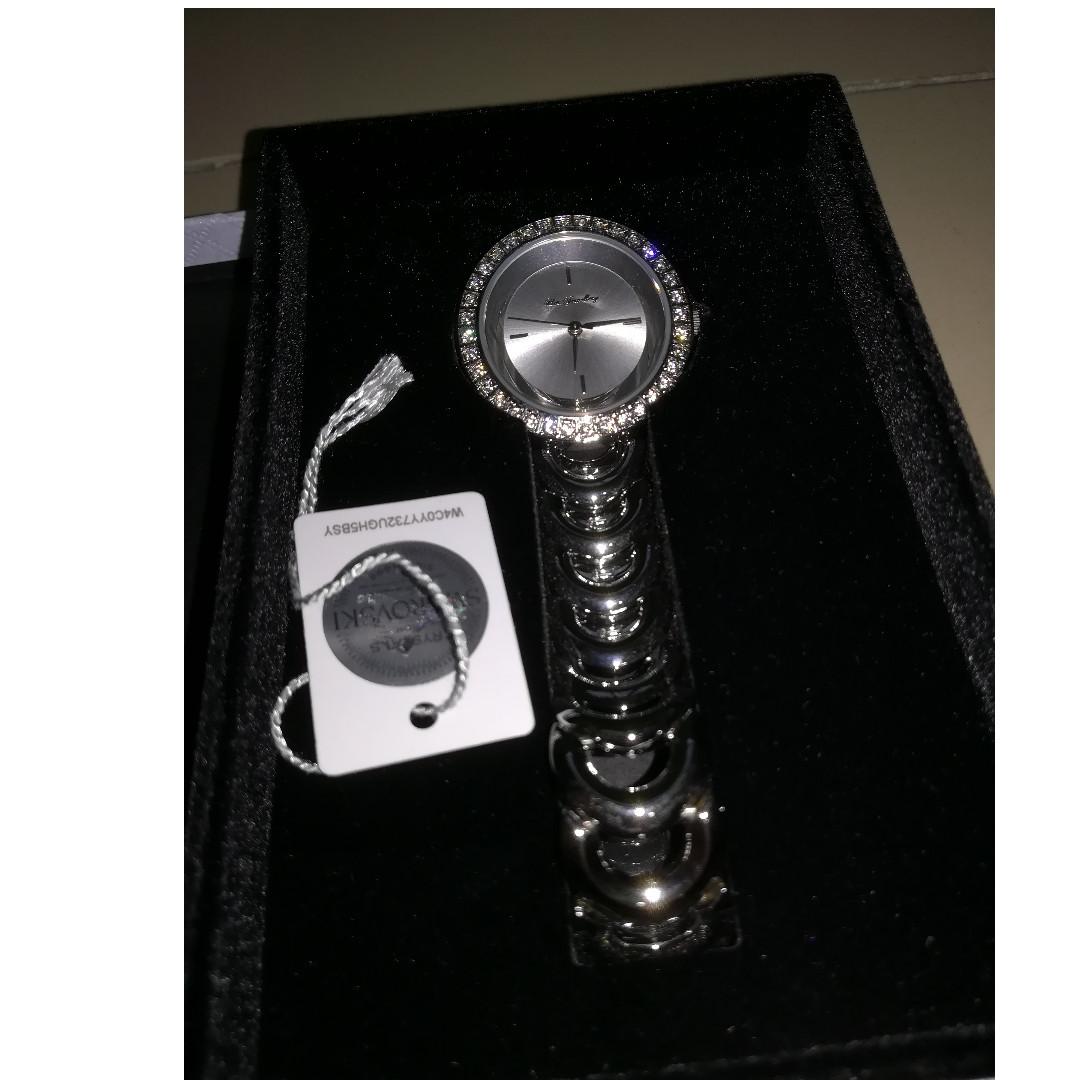 Her Jewellery Caring Watch Embellished With Crystals From