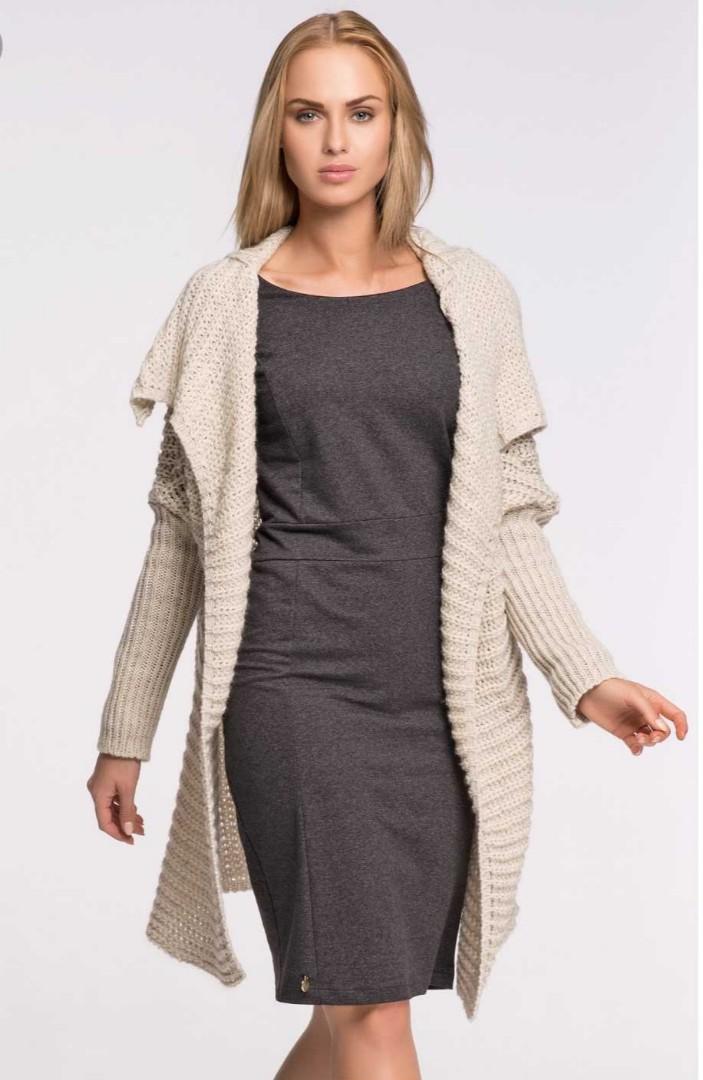 cream waterfall cardigan