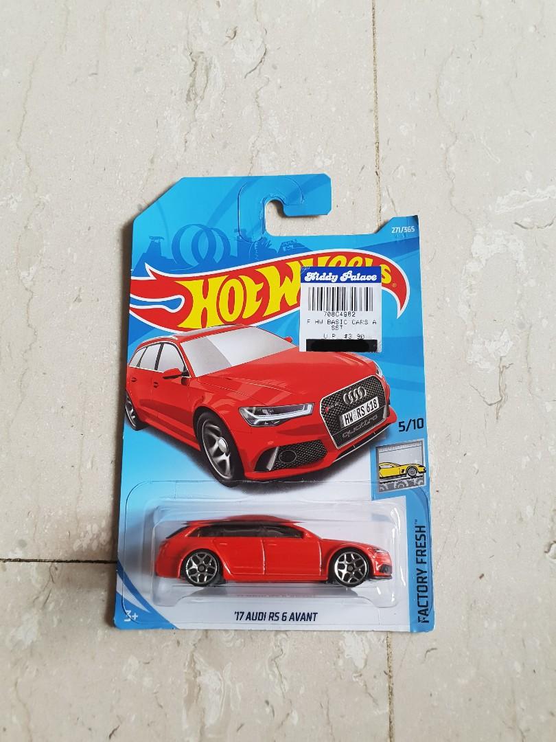 hot wheels 17 audi rs6 avant