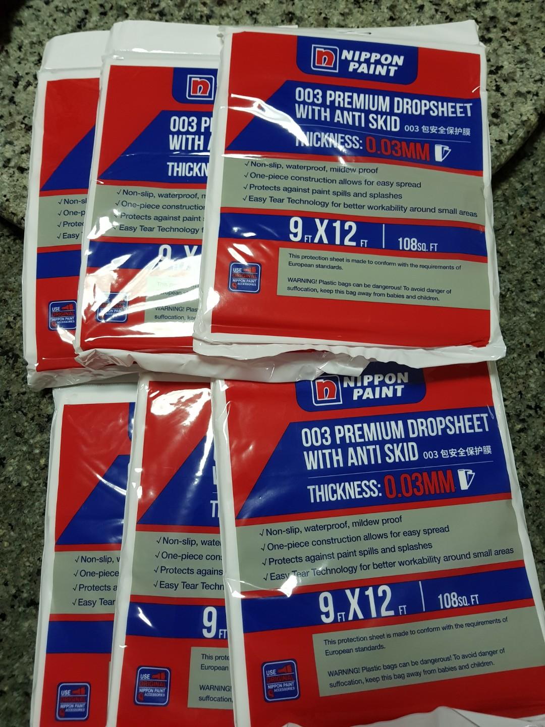 Hunter Masking Tape & Nippon Paint Plastic drop cloth, Everything Else